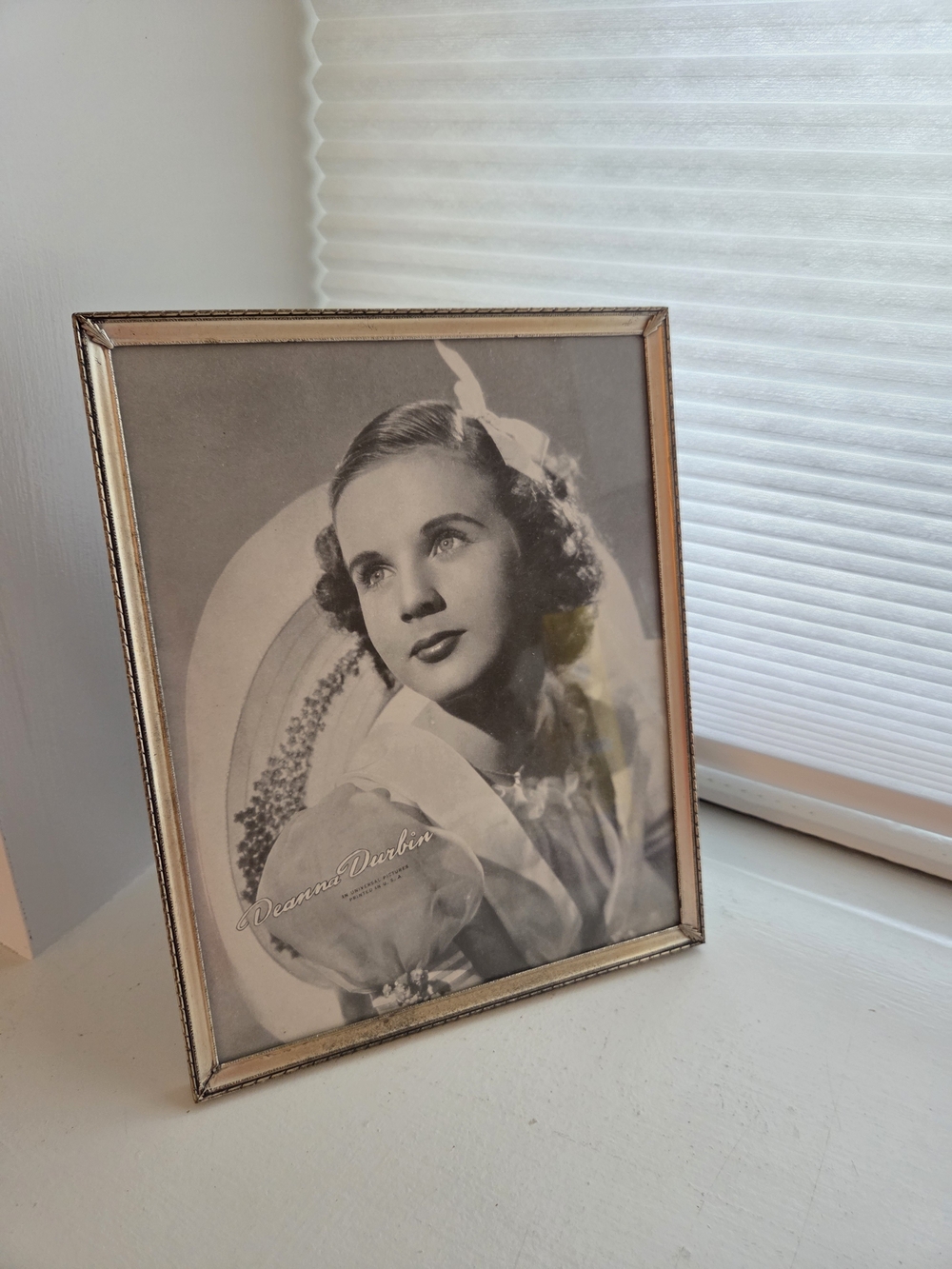 Vintage Silver Plated 8x10 Engraved Picture Frame Velvet Back